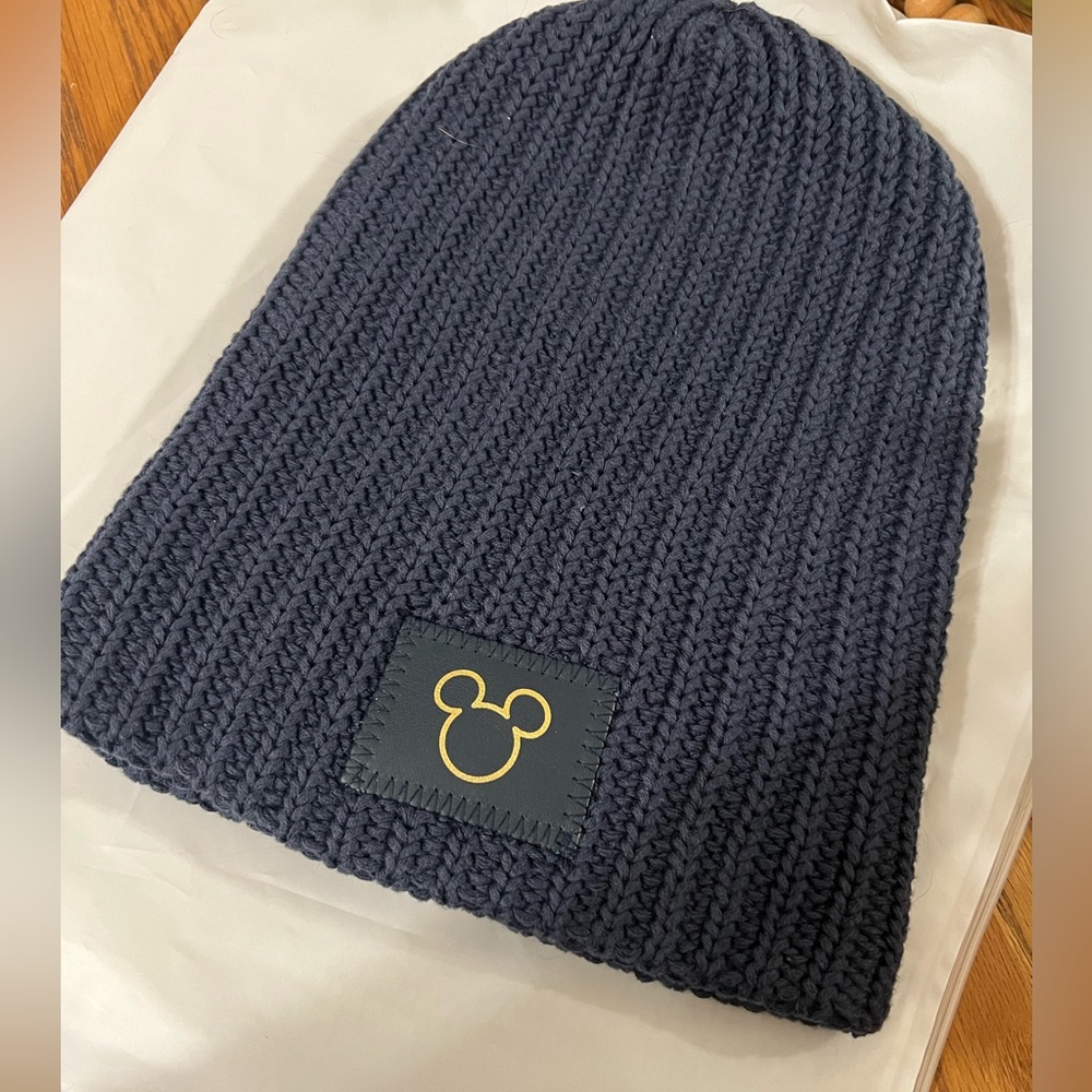 Disney x Love Your Melon.  NWOT Mickey Mouse. Navy Blue. Knit Beanie